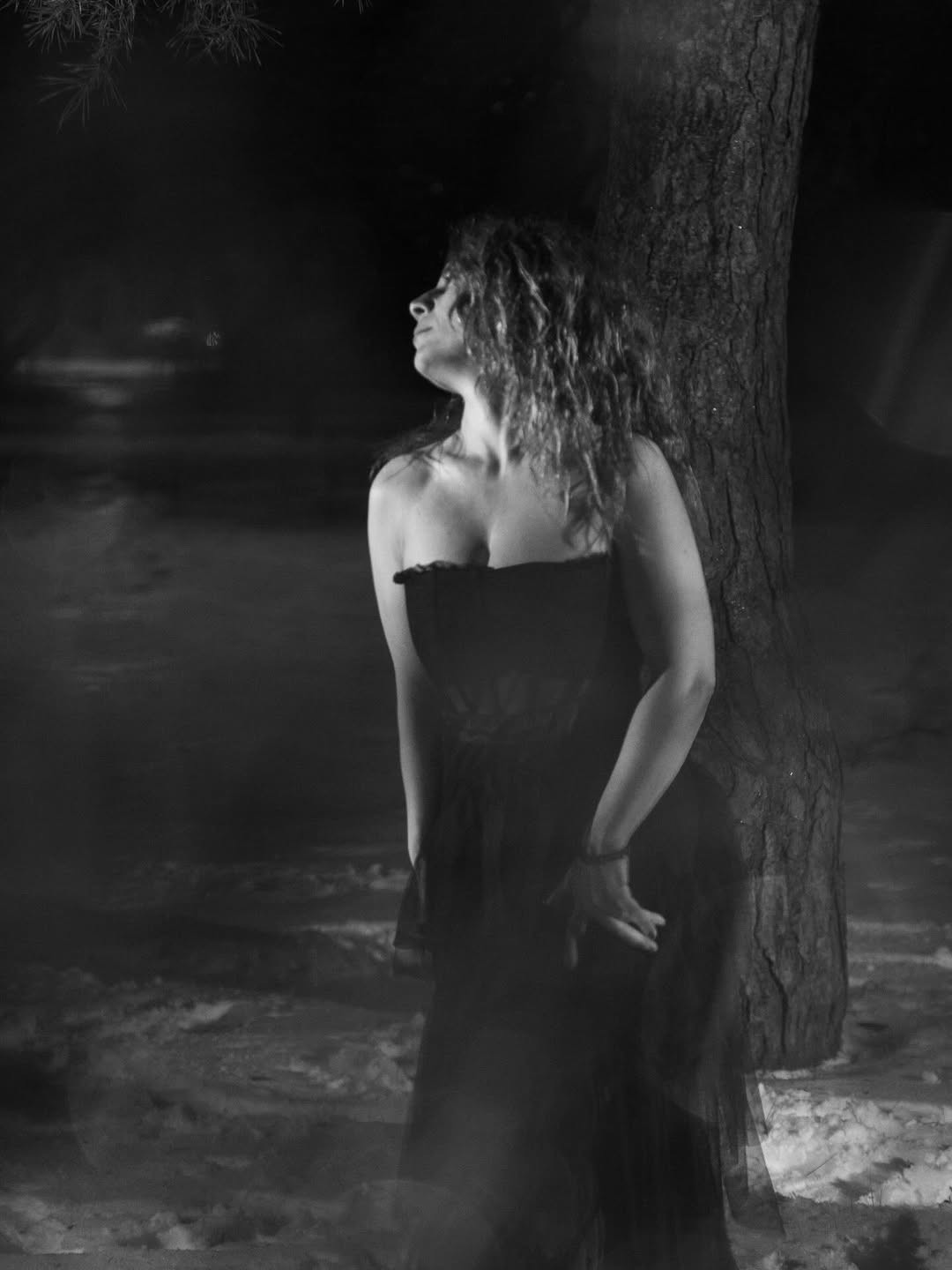 Black White